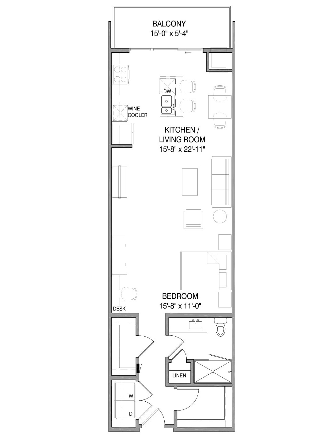 Informative Picture of Short-Term Furnished Emery Loft
