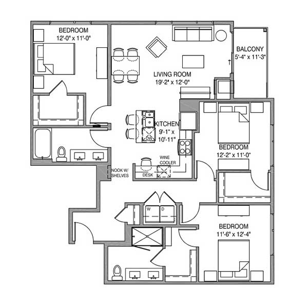 444 Social - Apartment 446-411 -