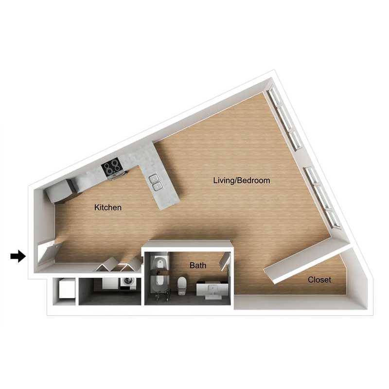 Floor plan layout for S4