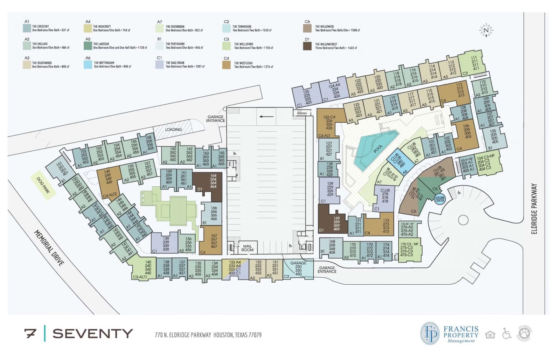 7 Seventy Site Plan