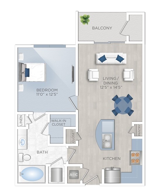 Floor plan layout for The Enclave