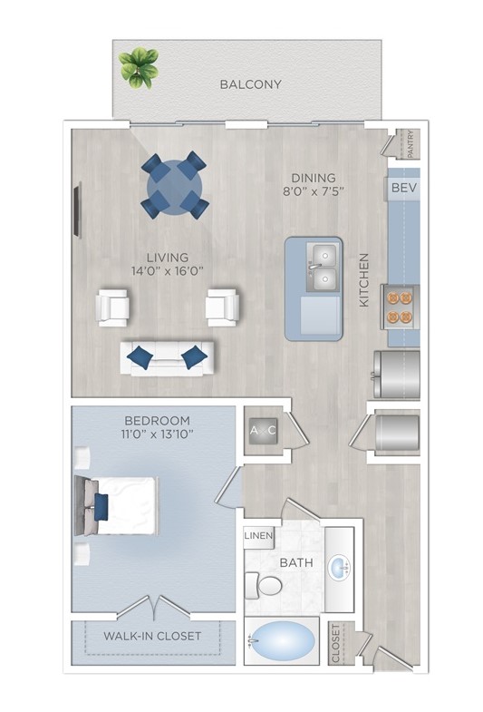 Floor plan layout for The Nottingham