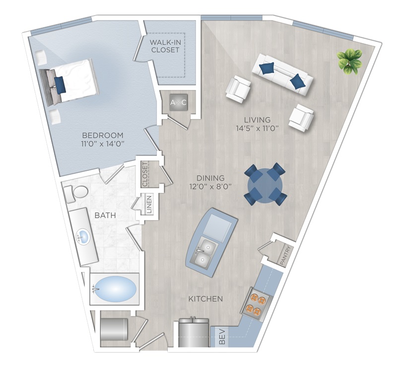 Floor plan layout for The Overbrook