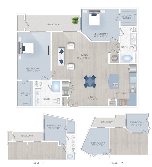 Floor plan layout for The Westleigh