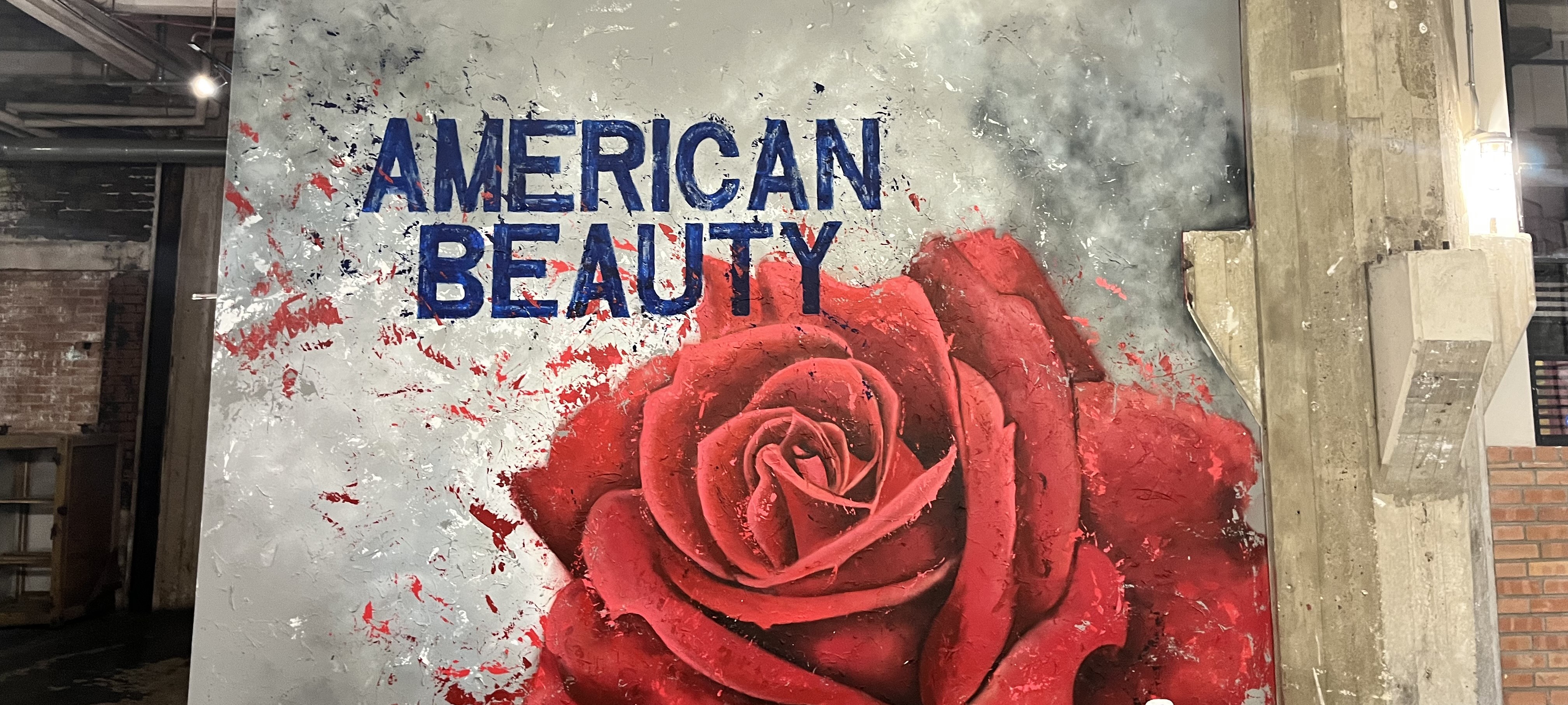 Wall Mural in American Beauty Mill