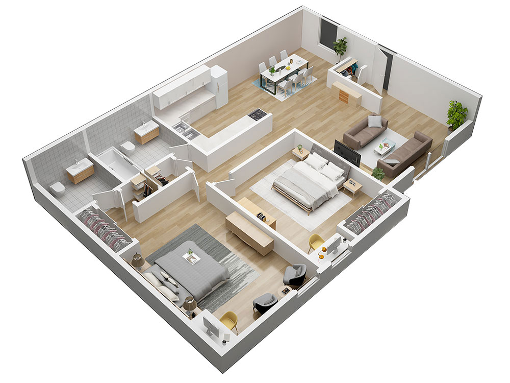 Aria Residences - Floorplan - B1