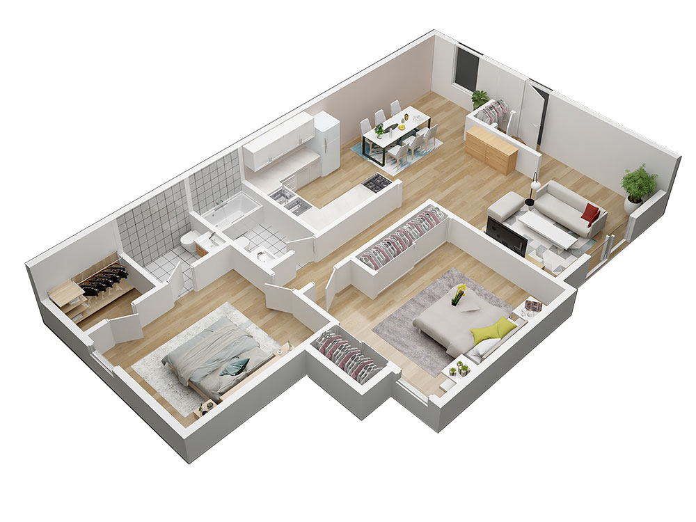 Aria Residences - Floorplan - B2
