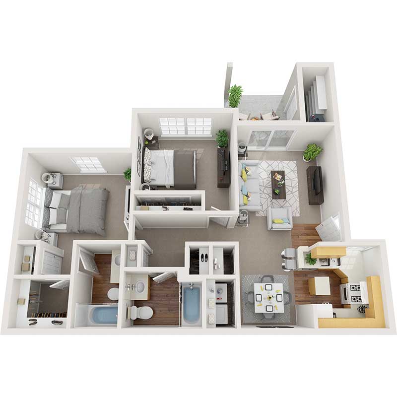 Informative Picture of 2 Beds