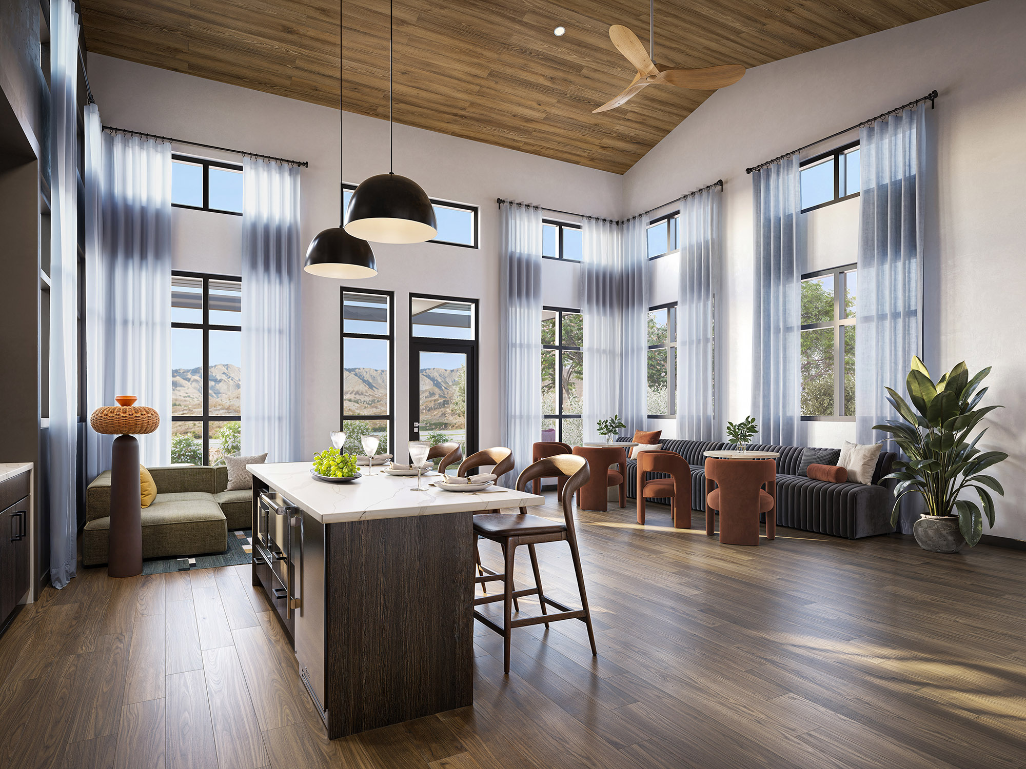 Aster Place Community Room Rendering