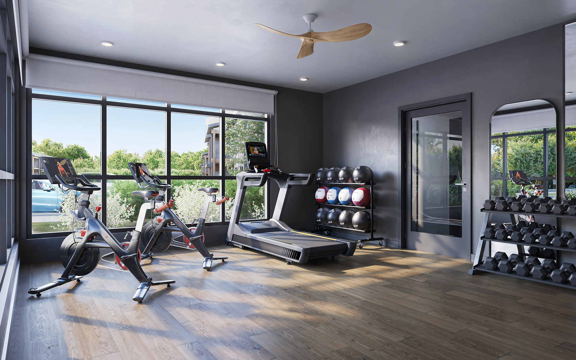 Aster Place Fitness Center Rendering