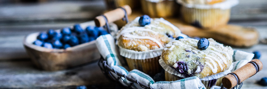 Enjoy a Tasty Treat When You Bake a Dozen of These Heavenly Blueberry Muffins Cover Photo