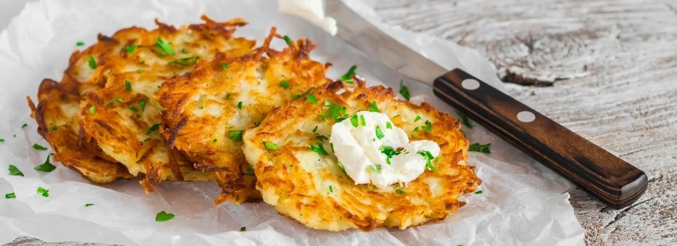 Looking for the Perfect Starchy Side? This Recipe for Potato Latkes Is It! Cover Photo