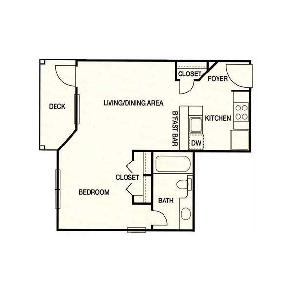 Augusta Commons Apartments - Floorplan - Plan A1