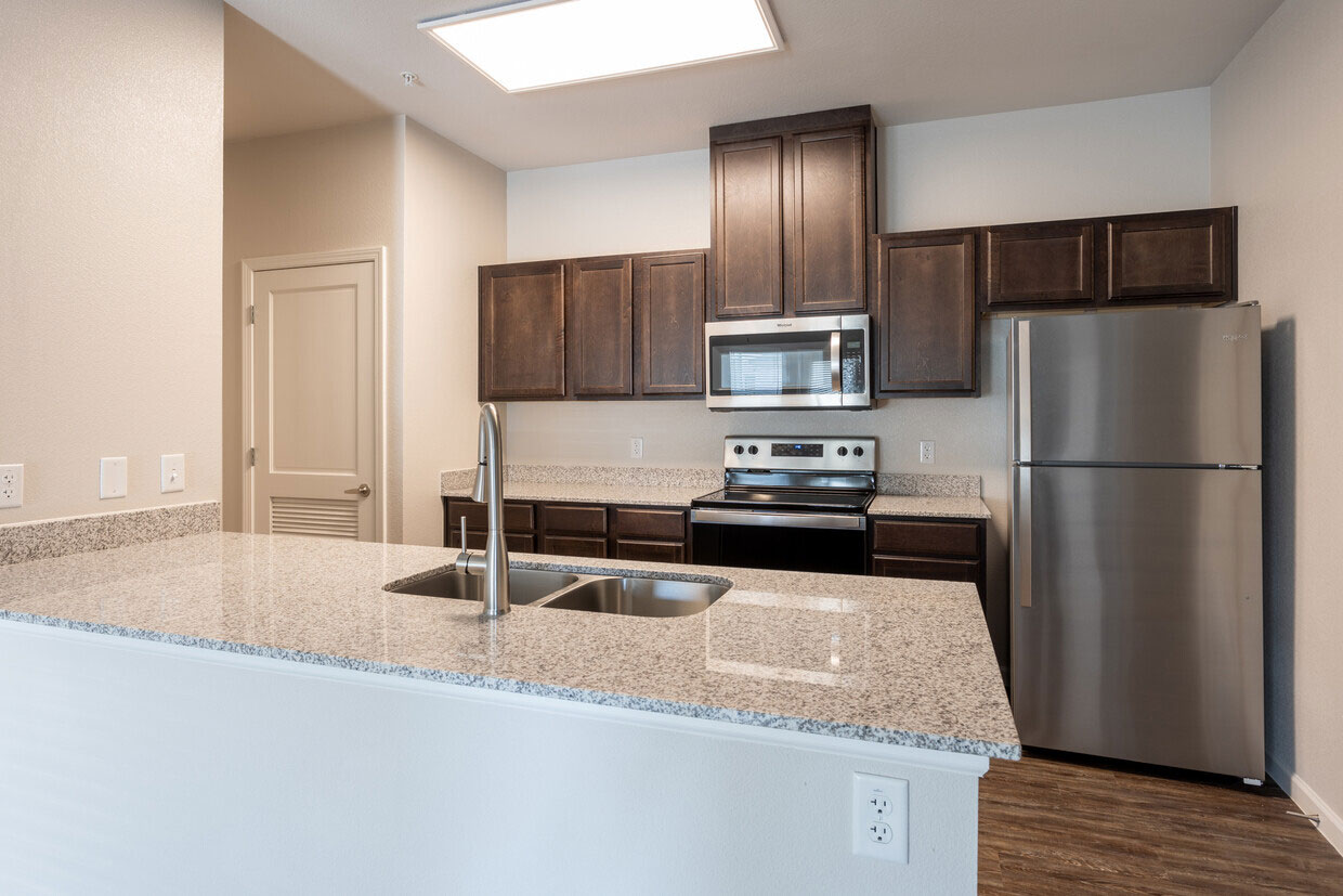 Quality Wood Cabinetry at Austin Creekview Apartments in Austin, TX