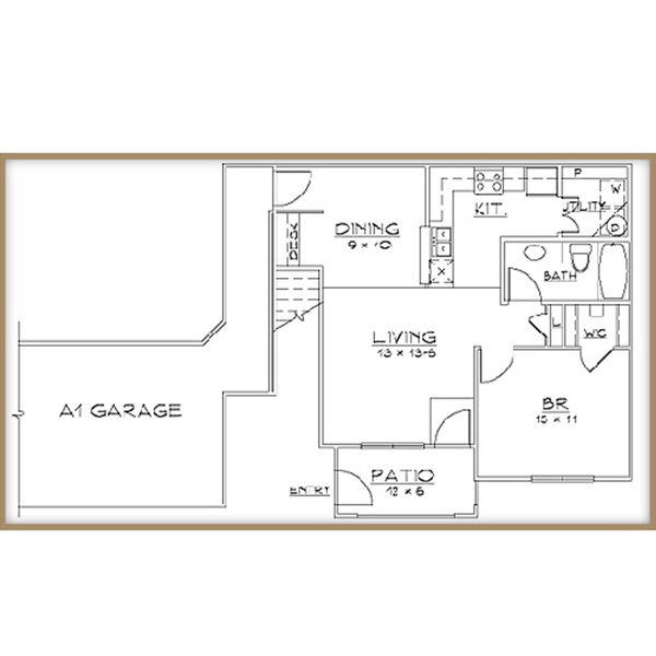 Aventine Apartments - Floorplan - Plan A1