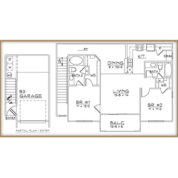 Aventine Apartments - Floorplan - Plan B3