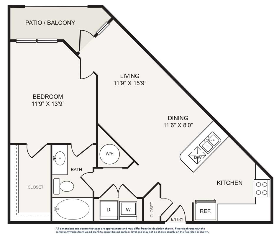 Floor plan layout for A2