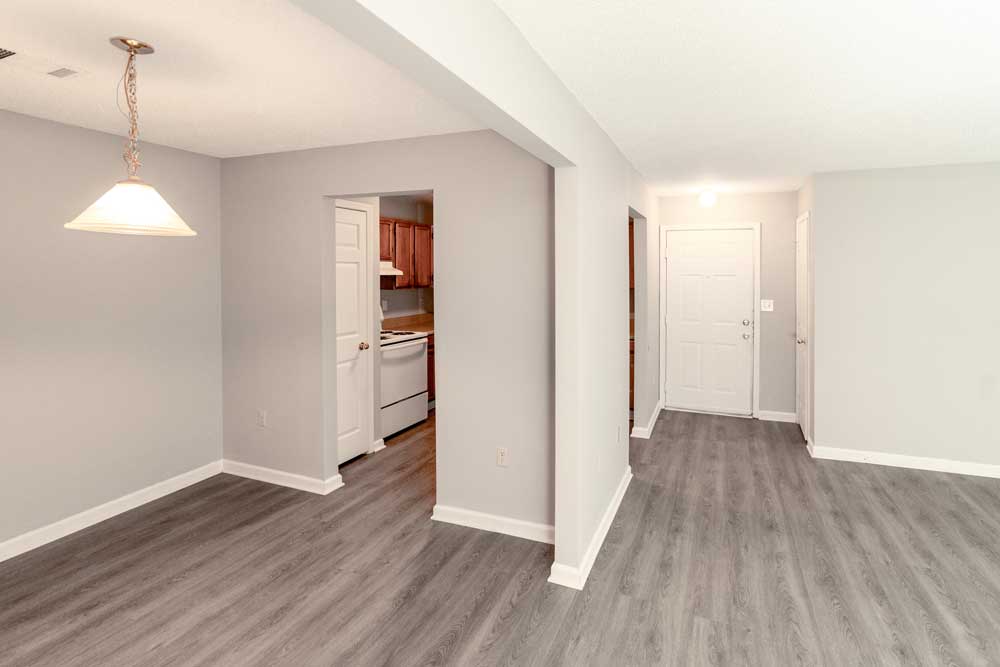 Floor plan layout for Two Bed and One Bath