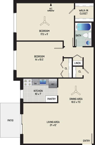 Barcroft View Apartments - Apartment 013608-103-F1
