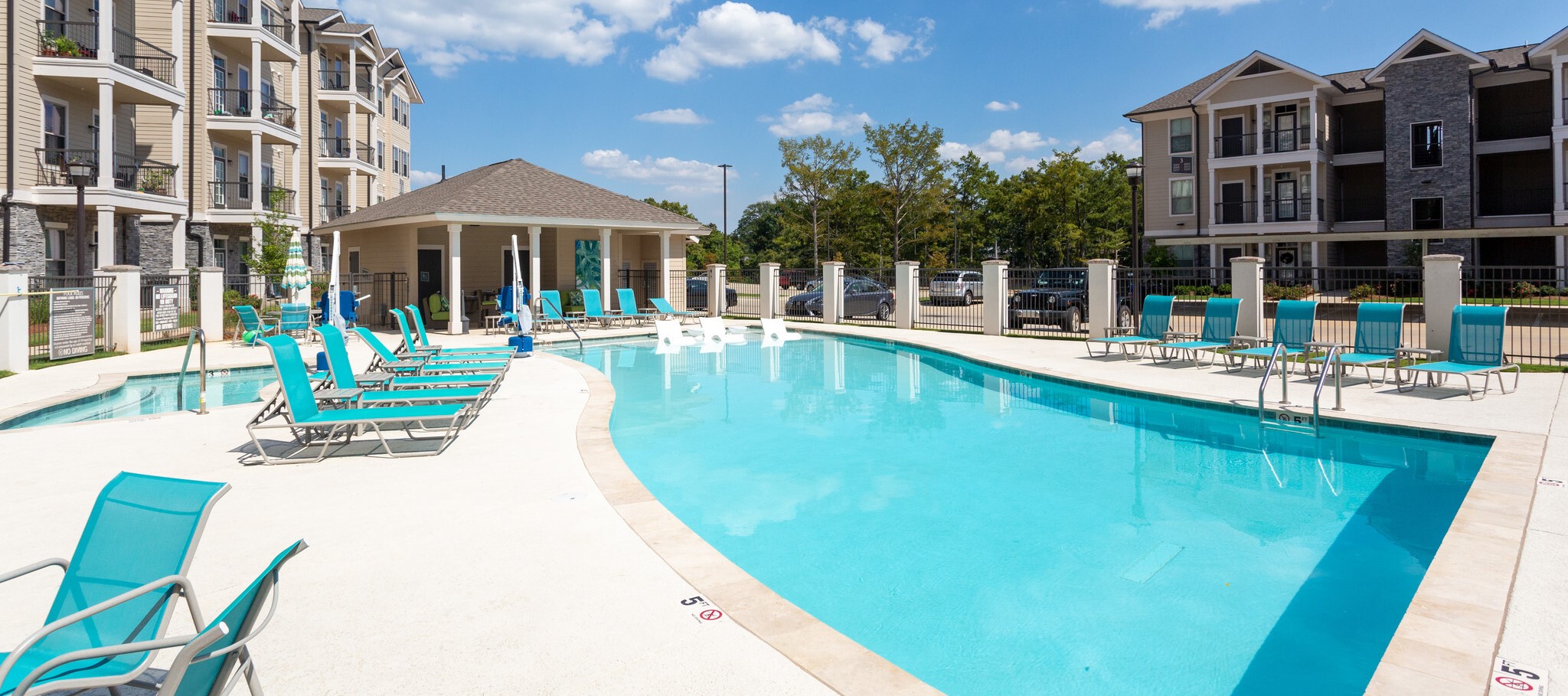 Resort-style swimming Pool in The Reserve on Bayou Desiard