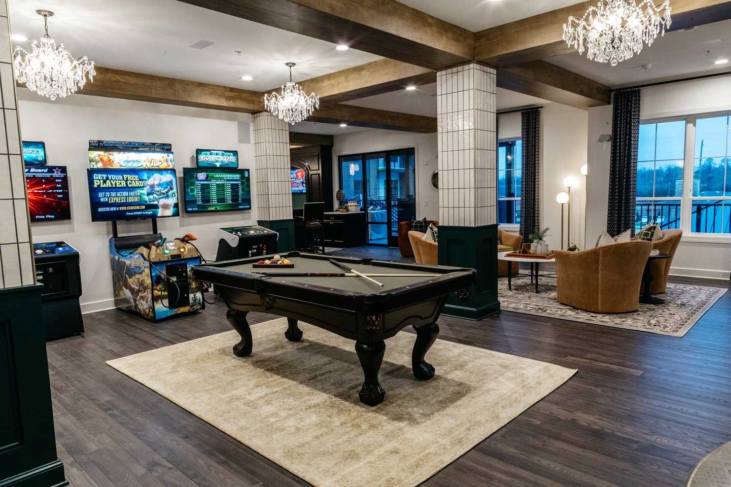 Game Room at Belmont House Apartments in Columbus, Ohio