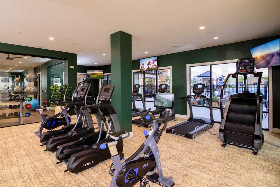 Fitness Center at Belmont House Apartments in Columbus, OH