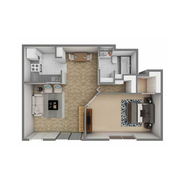 Black Oak Apartments - Floorplan - A2