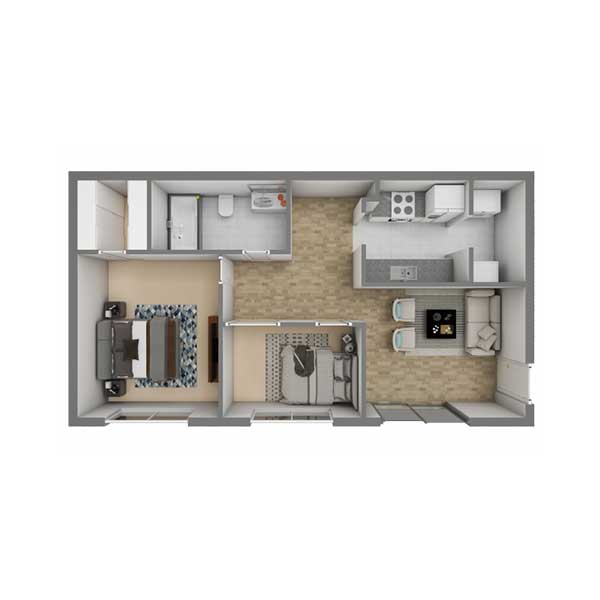 Black Oak Apartments - Floorplan - B1