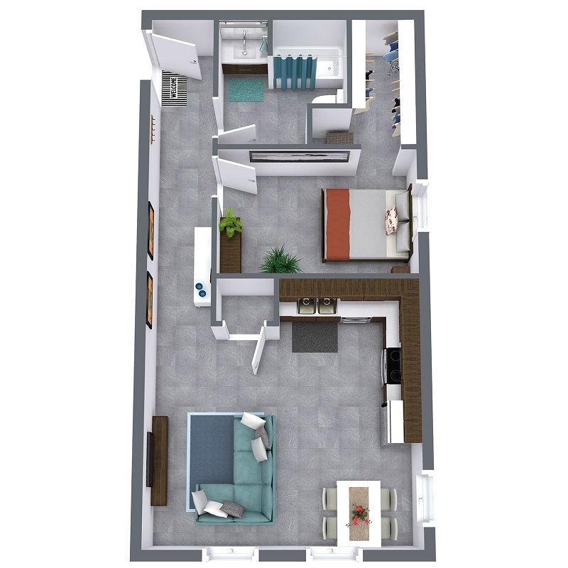 Floor plan layout for Rhythm