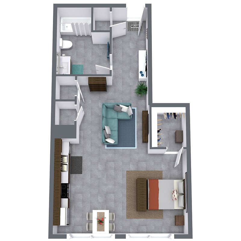 Bluebird Flats - Floorplan - Sunrise