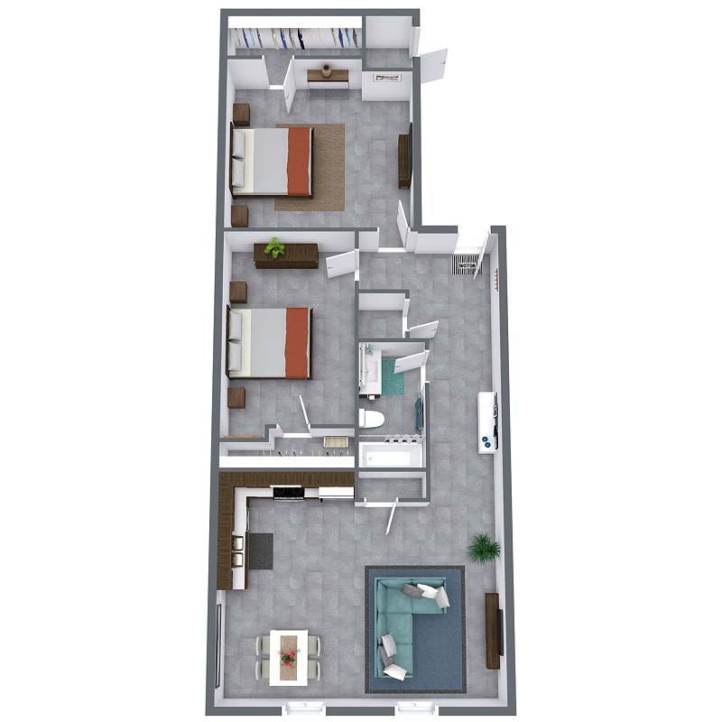 Floor plan layout for Timeless