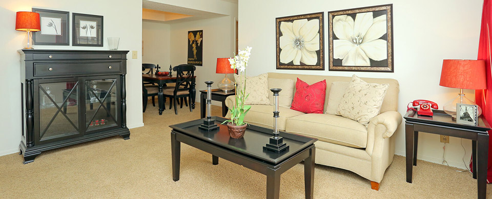 Living Room Interior at Brittany Square