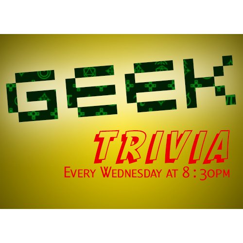 Check Out Geek Trivia in Atlanta this Coming Wednesday Cover Photo