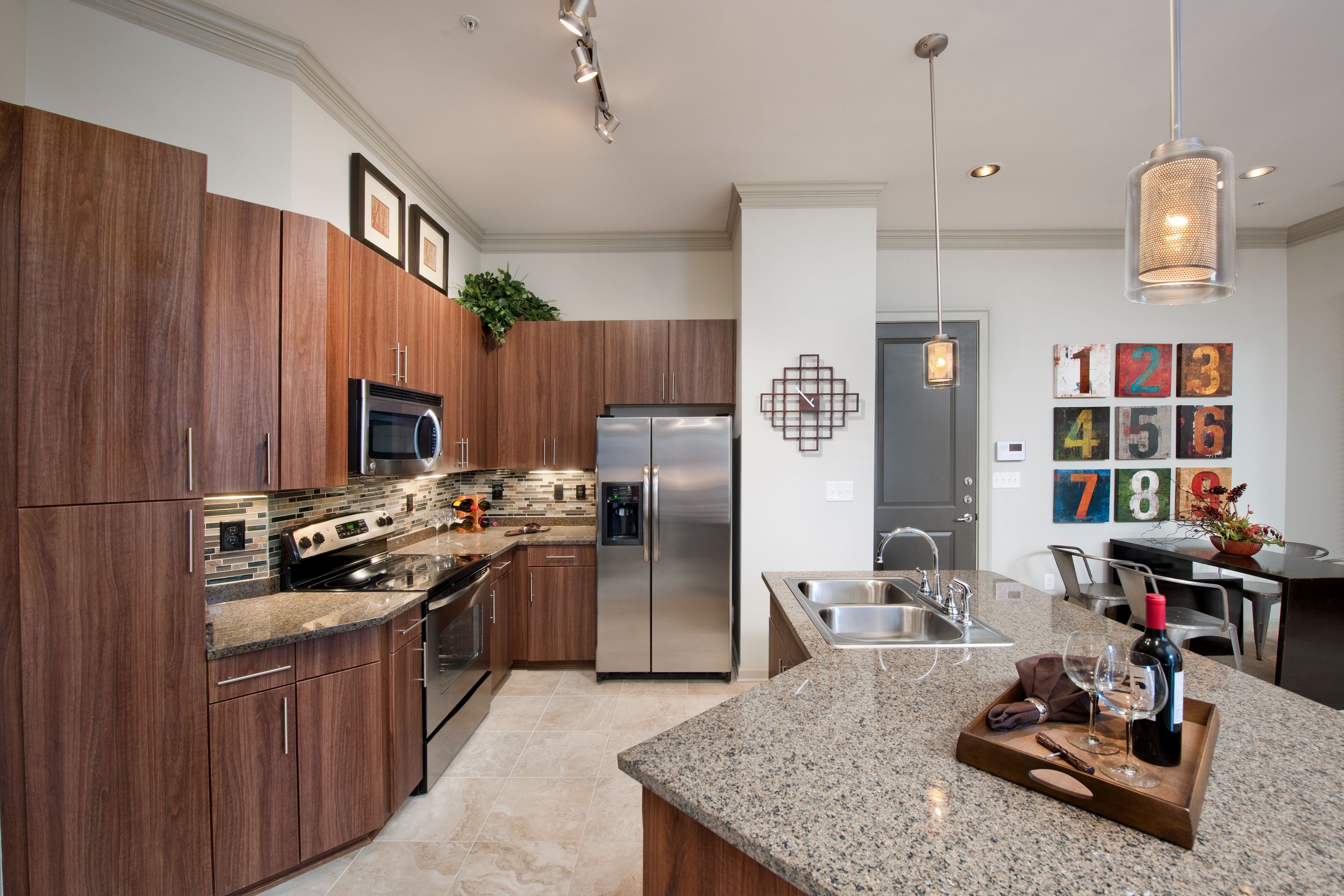 Expansive Kitchens at Brookleigh Flats Apartments in Brookhaven, Georgia