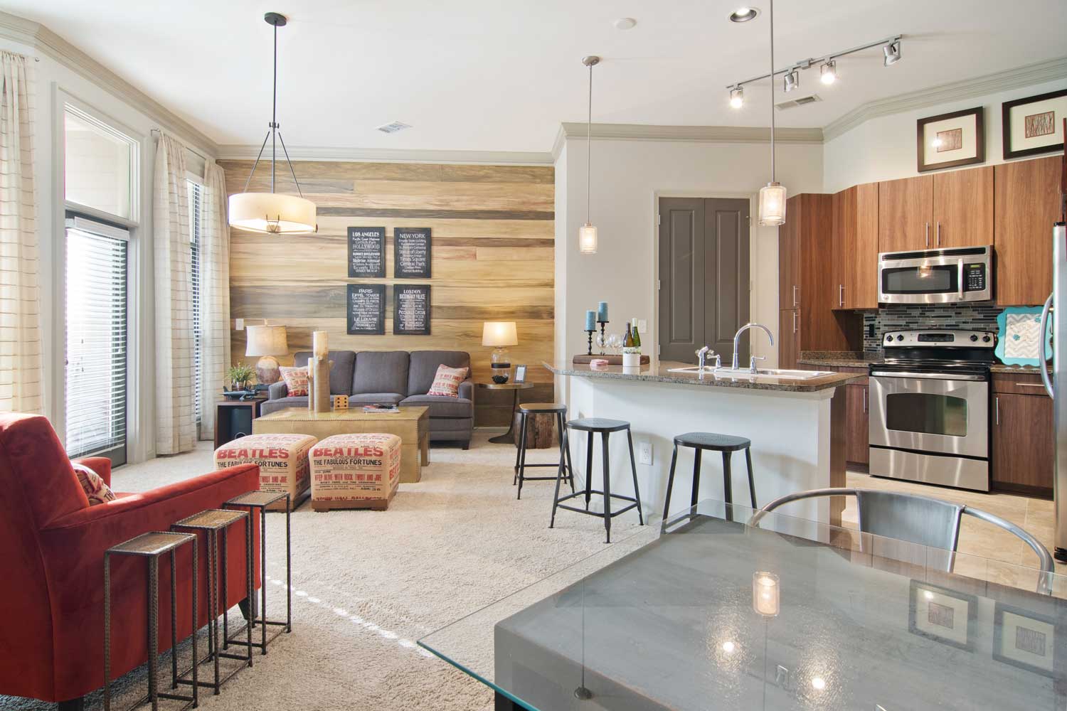 Open Floor Plans at Brookleigh Flats Apartments in Brookhaven, Georgia