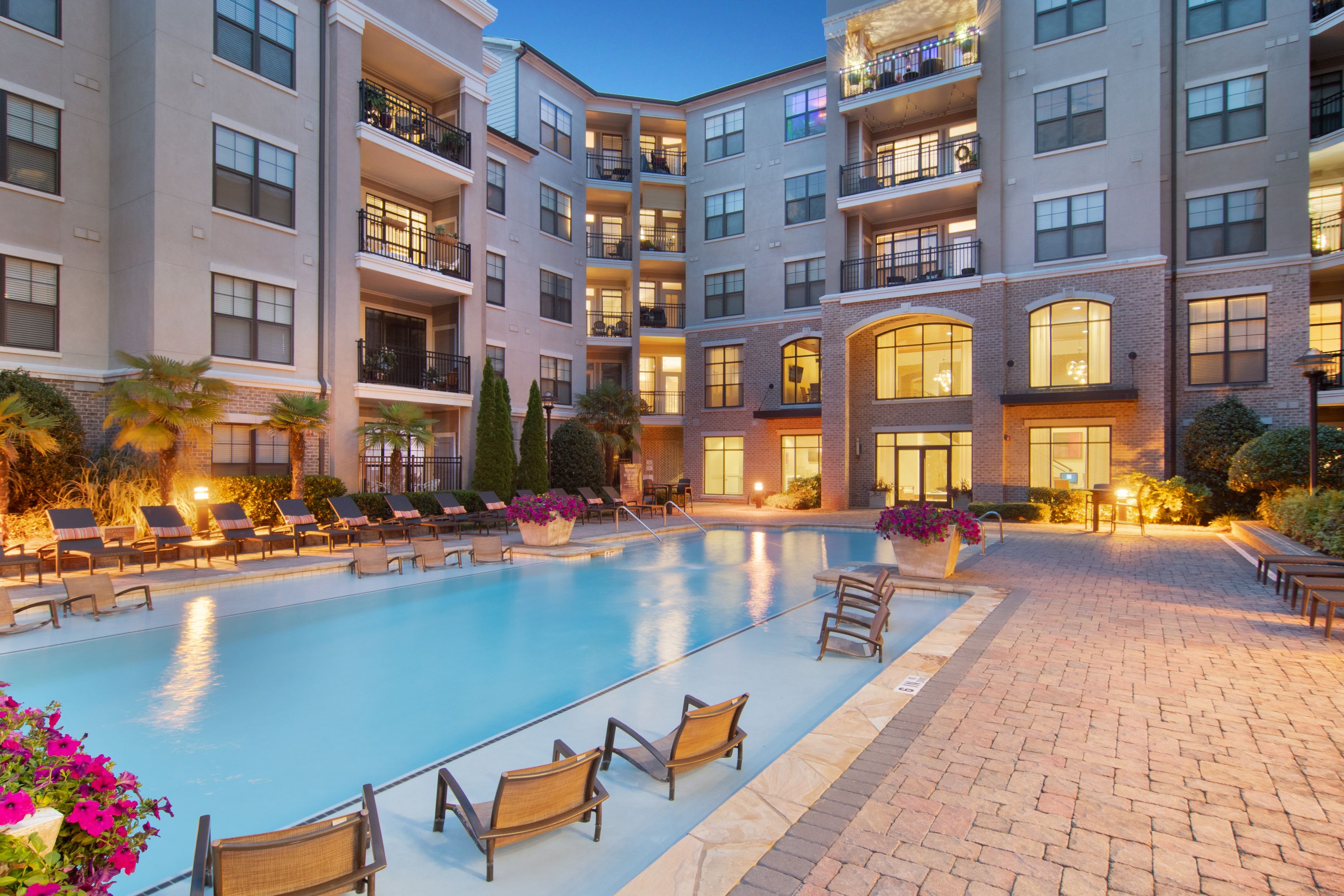 Resort-Style Swimming Pool at Brookleigh Flats Apartments in Brookhaven, GA