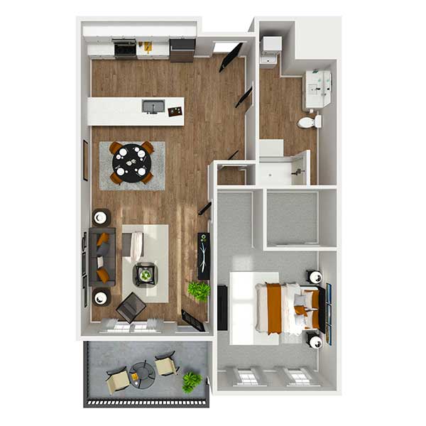 Brookside Commons - Floorplan - A3