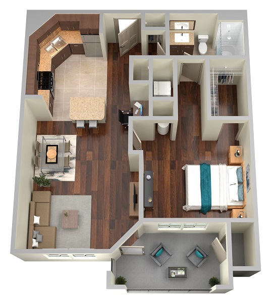Floor plan layout for Cypress
