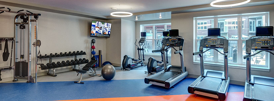 Buckingham Place Apartments with an On-site Fitness Center