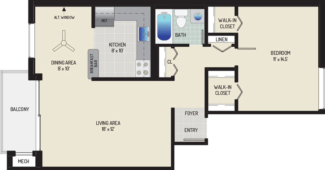 Carrollon Manor Apartments - Apartment 528615-01-C1