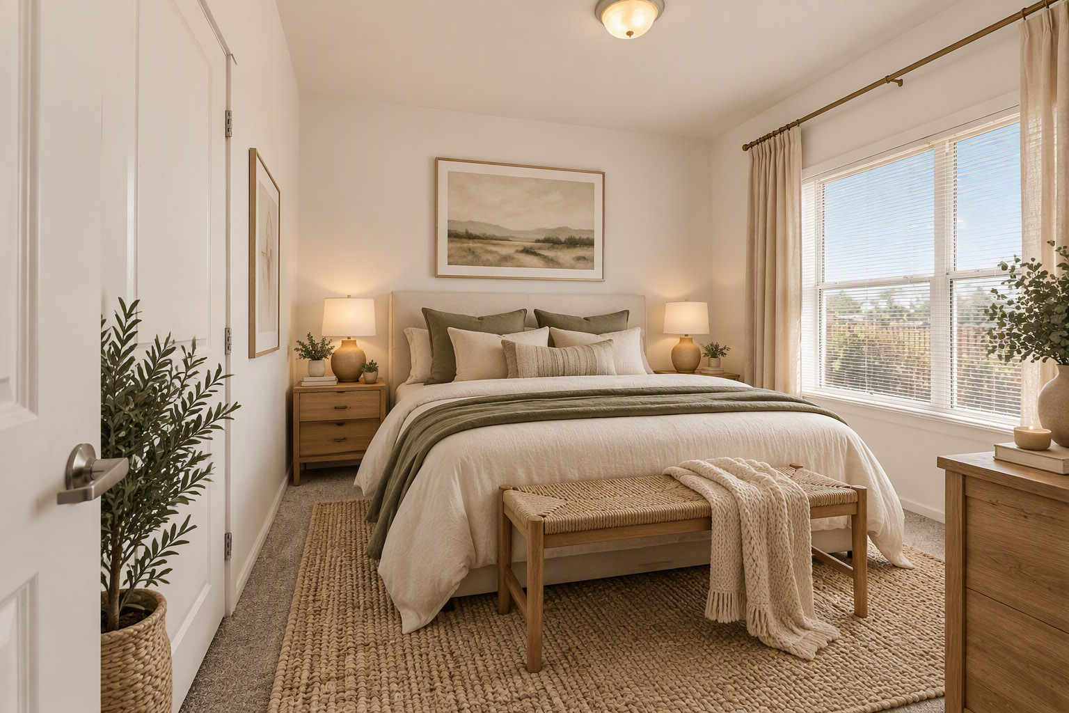 Casa Villita Virtually Staged Bedroom