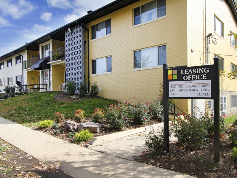 Exterior View at the Chelsea Park Apartments in Gaithersburg, Maryland