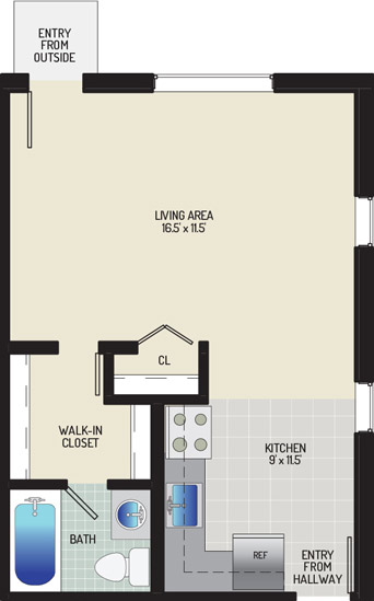 Chestnut Hill Apartments - Apartment 454031-01-A1
