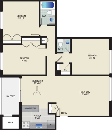 Chestnut Hill Apartments - Apartment 454016-22-O