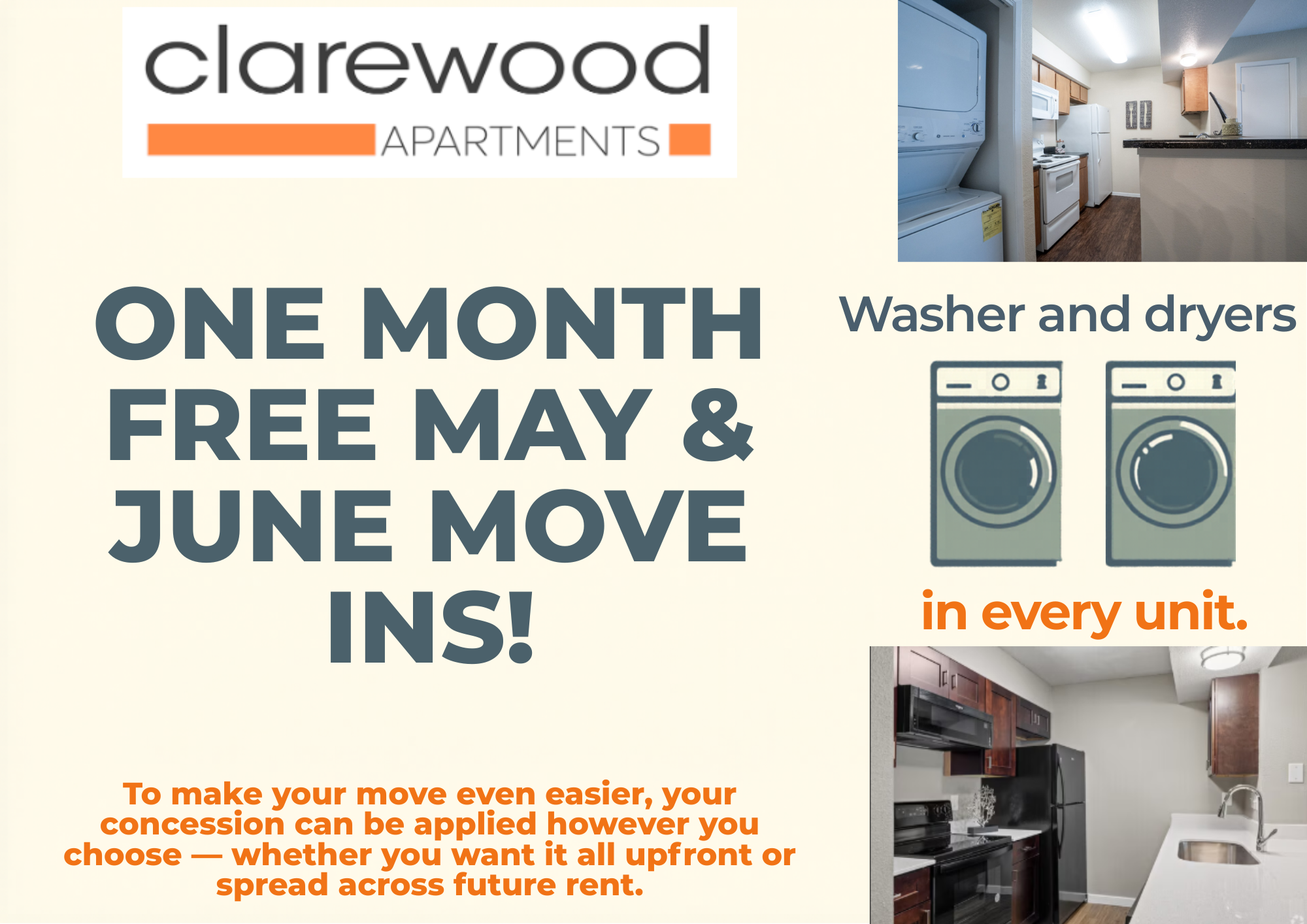 Clarewood Apartments Special