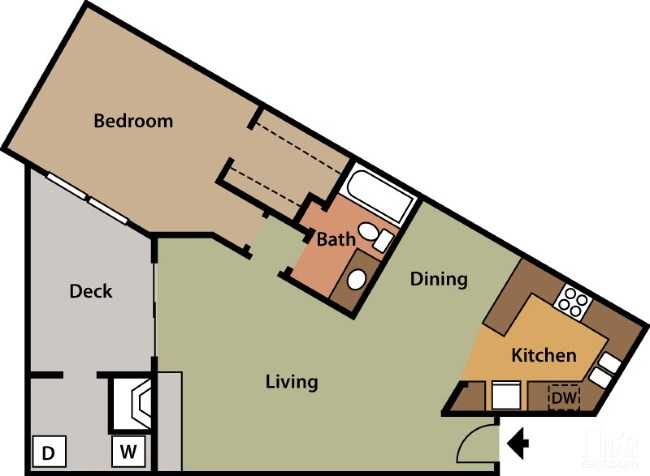 Informative Picture of 1 Bed 1 Bath #4