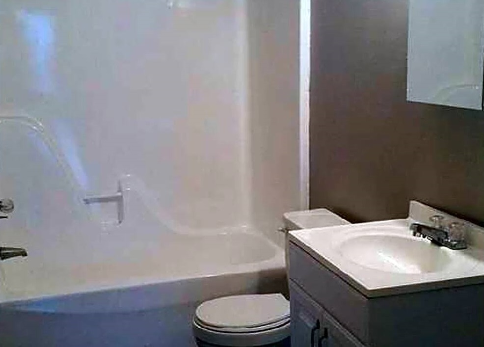 Bathroom at Coral Manor Apartments in Texas City, TX