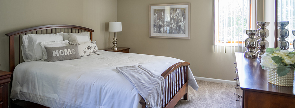 Comfortable Bedroom at Corn Hill Townhouses & Apartments