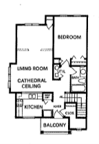 Corn Hill Townhouses & Apartments - Floorplan - Apartment - Lower & Upper
