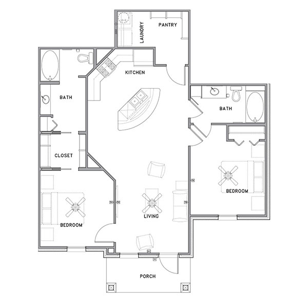 The Reserve at Couret Farms - Floorplan - B2